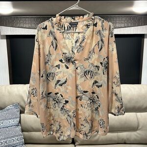 Floral Van Heusen Blouse XL